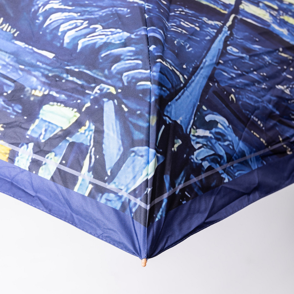 Парасолька механічна Ван Гога «Зоряна ніч» міцна надійна з поліестеру діаметр 91 см HP-23-1BL Коломыя - изображение 8