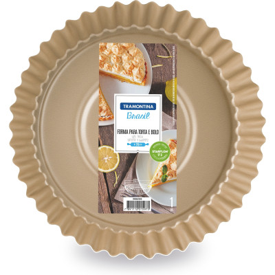 Форма для випікання Tramontina Brasil кругла 26 см хвилясті бортики (20056/726) Вінниця - фото 4