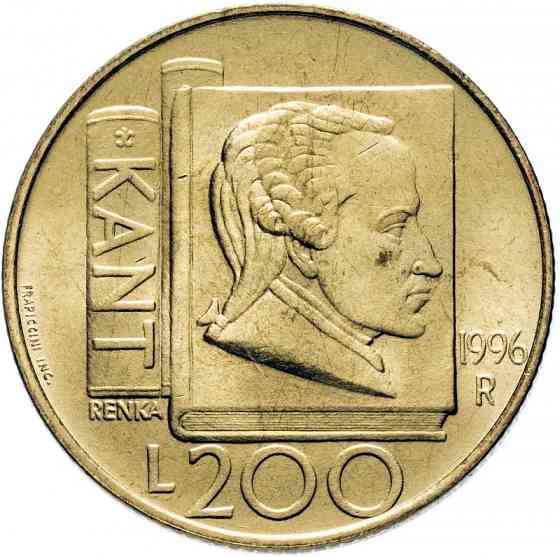 200 лір 1996 Сан-Маріно UNC Полтава