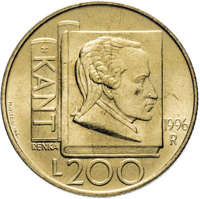 200 лір 1996 Сан-Маріно UNC Полтава - фото 1