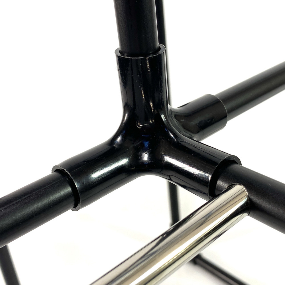 Підставка під квіти Kroky Quatro металева чорна. Висока підставка під 4 вазони. Борисполь - изображение 8