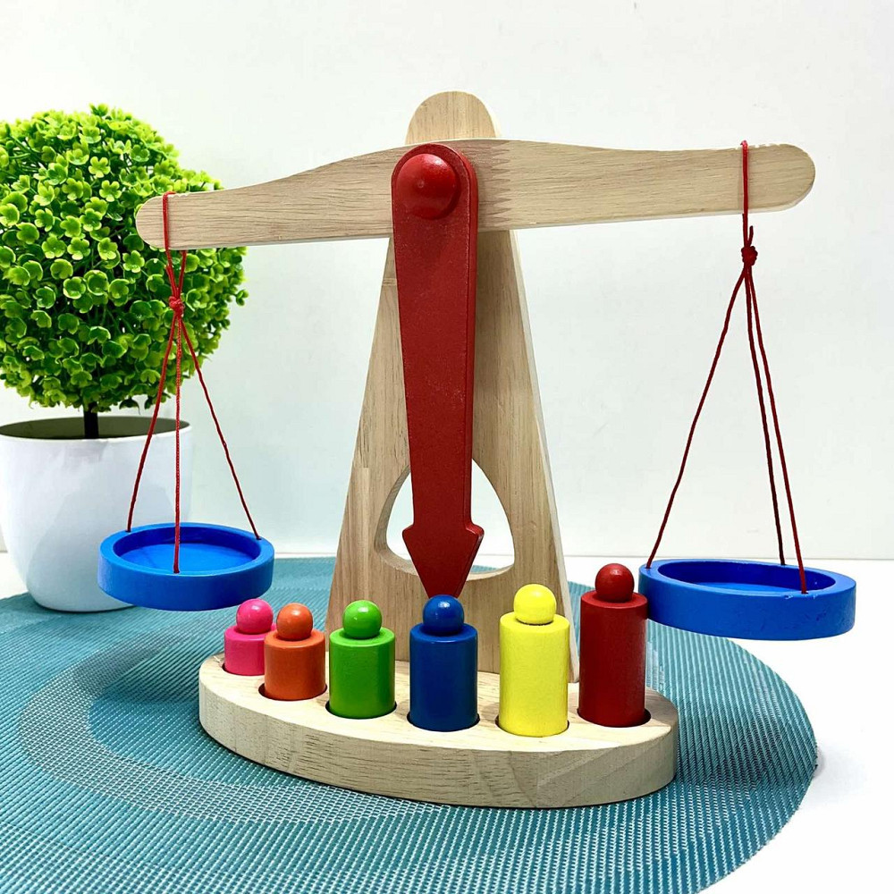 Дерев'яна іграшка Limo Toy Терези (MD 0920) Чернігів - фото 10