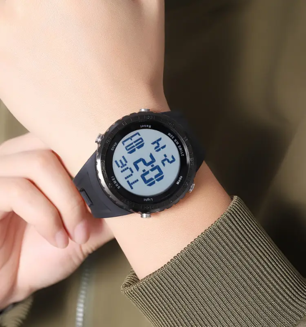 Годинник чоловічий наручний спортивний Skmei 2192 (Чорний з білим) Вінниця - фото 4