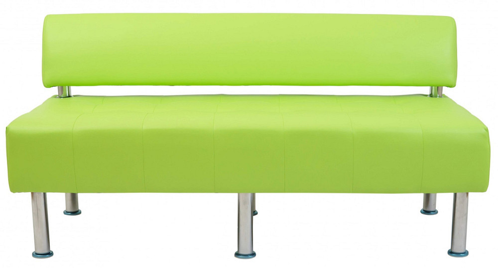 Диван Office Boom двійка зі спинкою 1550х650х750 Зелений Київ - фото 2