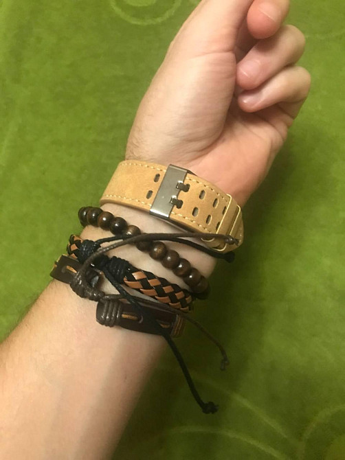 Часы мужские SOKI Brown + браслеты Киев - изображение 7