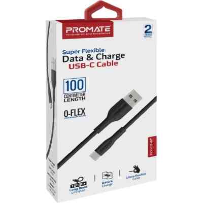 Дата кабель USB 2.0 AM to Type-C xcord-ac.black Promate (xcord-ac.black) Вінниця