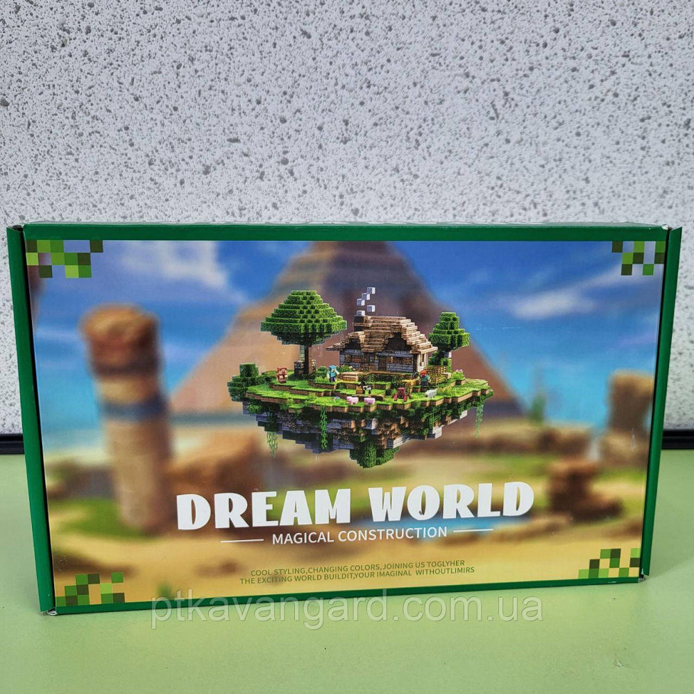 Конструктор магнітний майнкрафт 144 магнітних блока портал у лісі Dream World LZCK 068 Хмельницький - фото 5