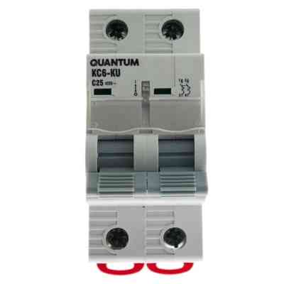Автоматичний вимикач Quantum 2п С 40А MCB 6kA (9109 / KC6-K/ C/2P/40A-6k) Вінниця