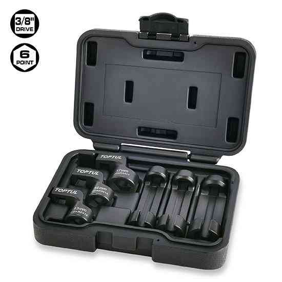 Набір головок для зняття датчиків температури вихлопних газів 6 од. TOPTUL JGAI0604 Одеса