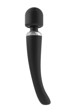 Мощный вибромассажер Dorcel Megawand Black перезаряжаемый, 160 режимов Sex Aura Киев