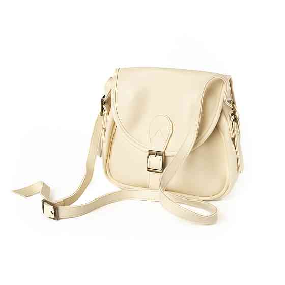 Сумка женская через плечо из качественной искусственной кожи, стильная сумочка, Молочный Каменец-Подольский