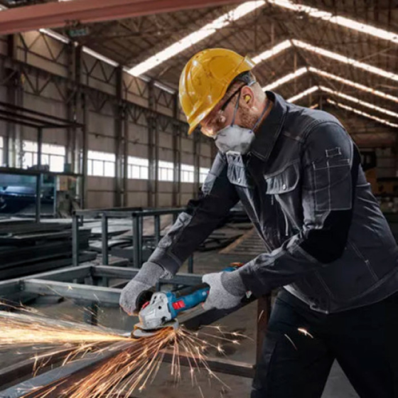 Угловая шлифмашина аккумуляторная Bosch GWS 18V-11 S Professional: без АКБ в кейсе L-BOXX 136 (06019N4001) Киев