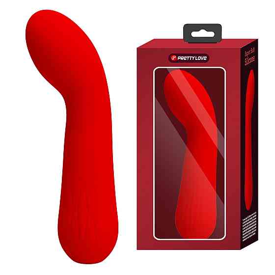 Вибромассажер для стимуляции точки G Pretty Love - Faun Red, BI-014724-2 Sex Aura Киев
