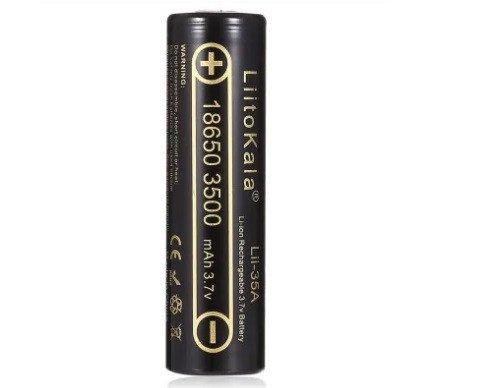 Універсальний акумулятор Liitokala Lii-35A 18650 3500 mAh (Чорний) Вінниця - фото 6