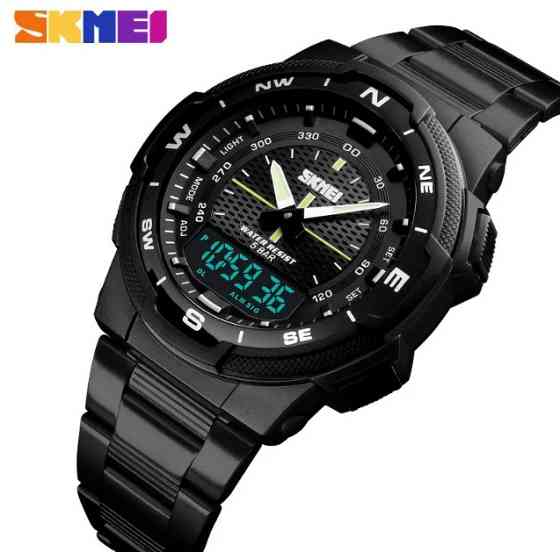 Мужские наручные часы Skmei Marshal Black VIP Винница