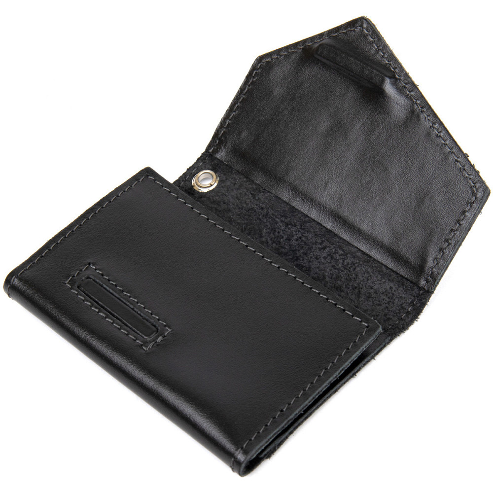 Добротна шкіряна ключниця Чорний (GRANDE PELLE) Київ - фото 9