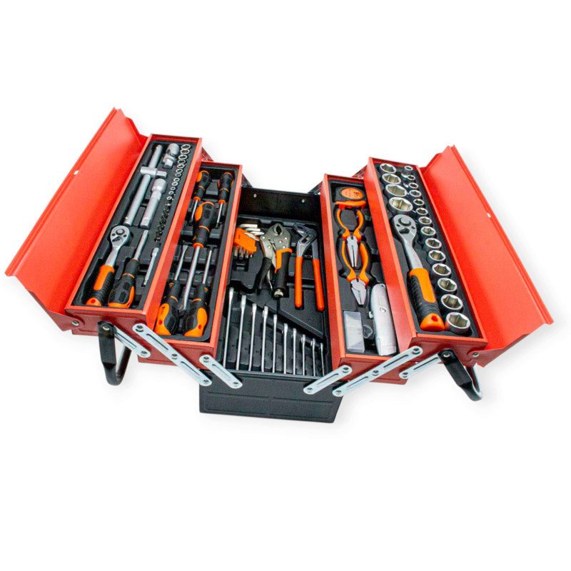 Набір інструменту 1/2", 1/4" 85 шт з бітами, 72 зуби (метал. кейс) Strona Мукачево - фото 1