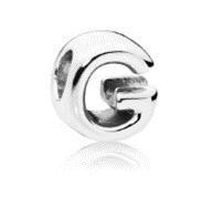 Срібна намистина Пандора  "Літера G" MasterSem Київ - фото 1