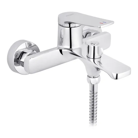 Змішувач для ванни Kroner KRP Makon - C060 з душовим гарнітуром Київ