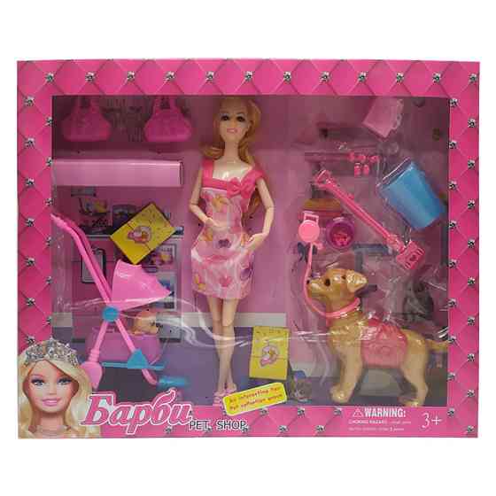 Лялька "Модниця" з песиками та аксесуарами 18018 Вінниця