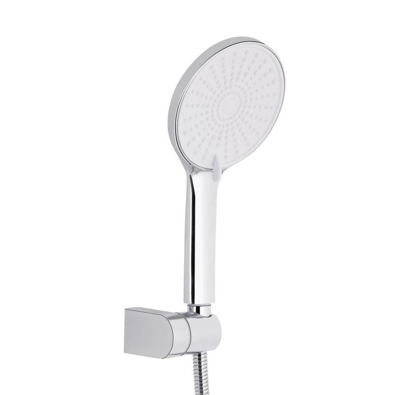 Смеситель для ванны с длинным поворотным изливом, c душевым гарнитуром Qtap Jay QTJAY2601CRW45552 Chrome/White Харьков - изображение 3