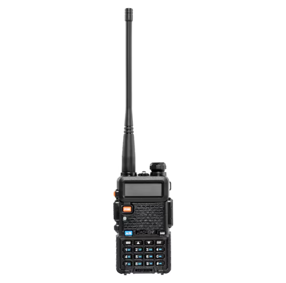 Рація Baofeng UV-5R 5W USB-C Li-Ion акумулятор 1800 mAh Чорний Вінниця