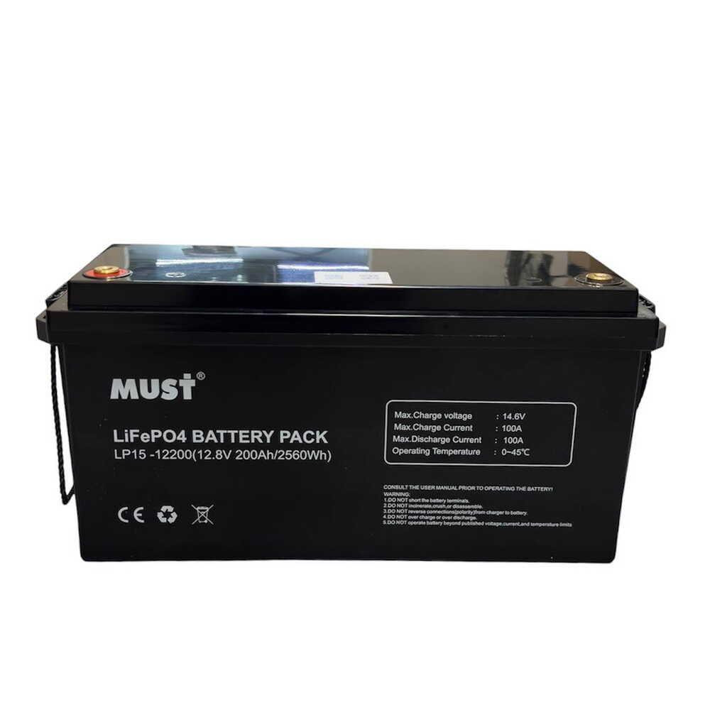 Акумулятор MUST LiFePO4 LP1500-12200 12 V 200 Ah Київ - фото 1