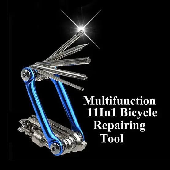 Мультитул для велосипеда, велоинструмент 11 в 1 (выжимка для цепи, шестигранники и др.) Бровары - изображение 7