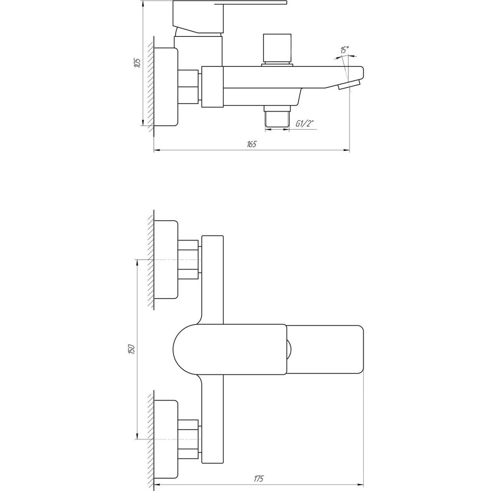 Смеситель для ванны TOPAZ SARDINIA TS 08131-H19 Киев - изображение 4
