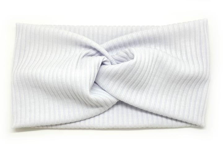 Пов'язка на голову широка біла Київ - фото 1
