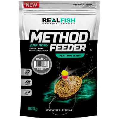 Прикормка Real Fish Method Feeder Палтус 0.8kg (809.00.14) Вінниця