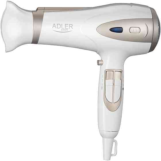 Фен Adler AD 2248 white champagne 2200Вт/ 2 швидкості/ хол.обдув/ темп.режимів-3/ іонізація/ дифузор Вінниця