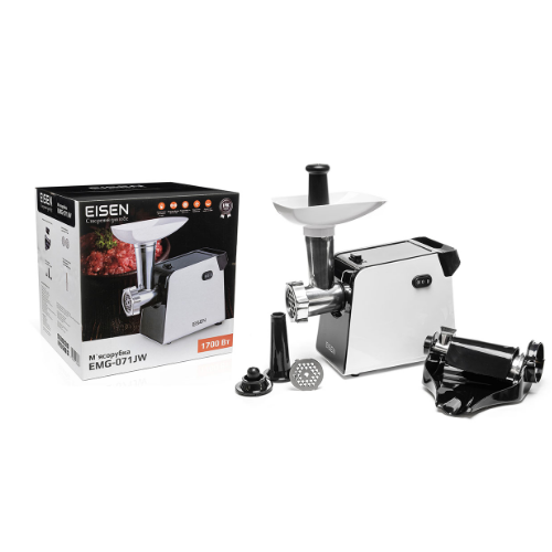 М'ясорубка 1800W 2кг/хв (томат.соковитискач/насадки для ковбас) EMG-071JW Holmer Житомир - фото 8