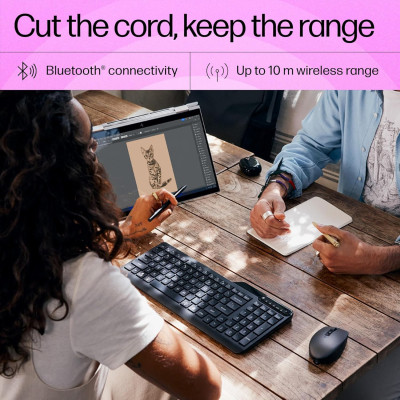 Клавиатура HP 460 Multi-Device Bluetooth UA Black (7N7B8AA) Винница - изображение 13