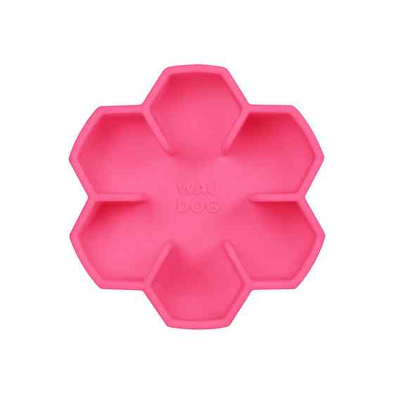 Миска для медленного питания WAUDOG Silicone, 450 мл, розовый Киев