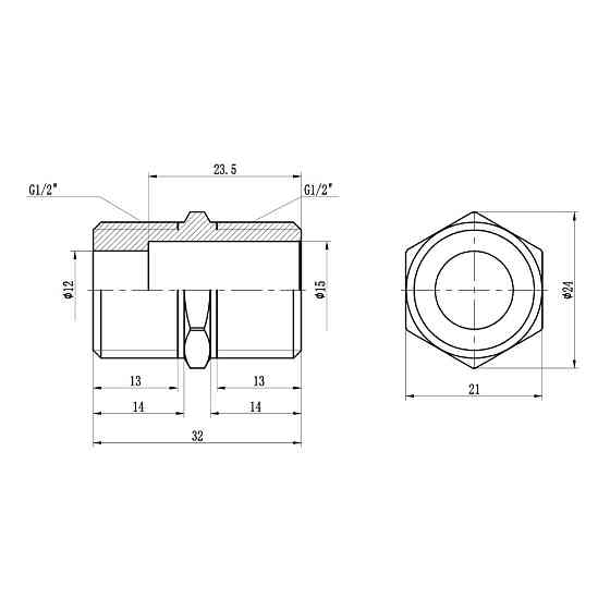 Ниппель удлиненный Thermo Alliance Forte 1/2