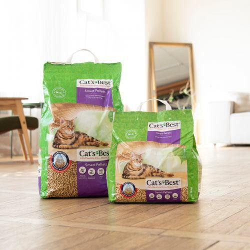 Наповнювач Cat’s Best Smart Pellets для котячого туалету, деревний, 10л/5кг Київ - фото 4