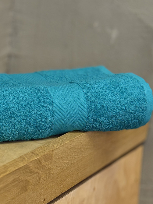 Ecotton Рушник Ecotton 50х80 см махровий бірюзового кольору Коломия - фото 3