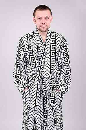 Халат чоловічий домашній, Геометрія топ Крохатушка одяг Київ