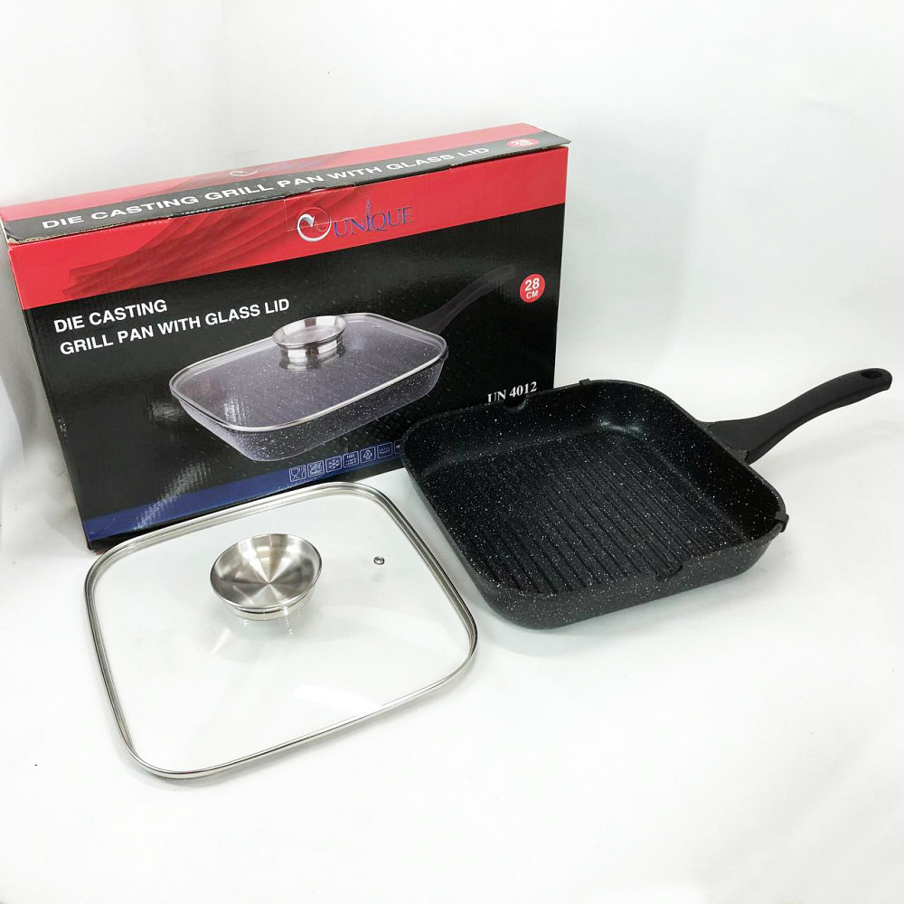 Сковороду для варки UNIQUE, Сковорода алюминиевая углубленная, Кованая алюминиевая сковорода SM-59 Львов - изображение 5