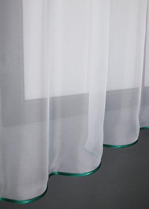 Кухонная гардина VR-Textil № 036к арка белый с бирюзовым 270х170 см (52-0924) Киев - изображение 5