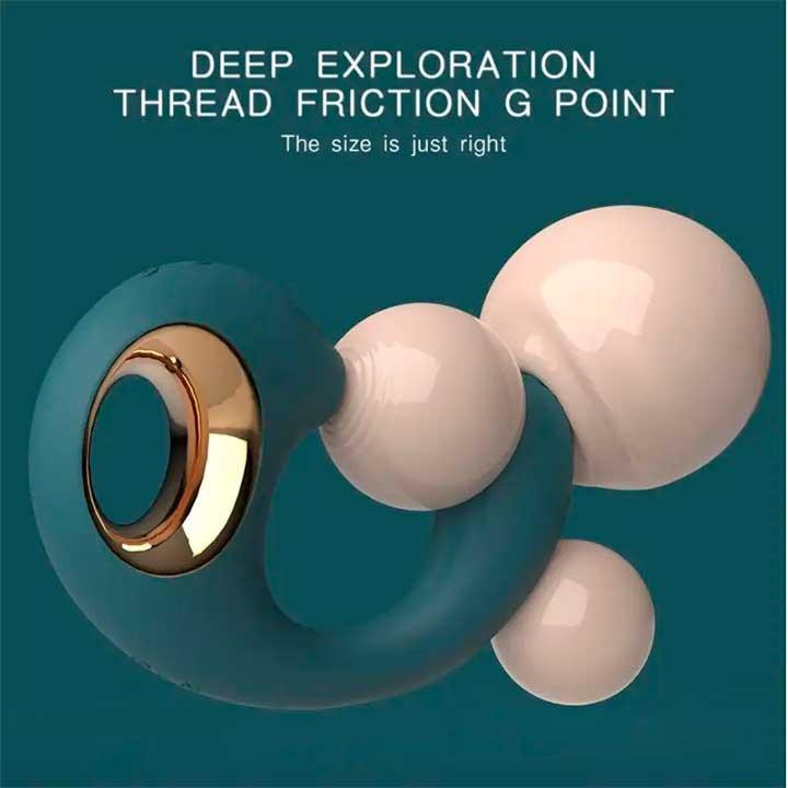 Кліторальний вакуумний вібростимулятор Dolphine Licker Vibe зелений — Вібратори Вінниця - фото 5