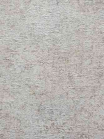 Шпалери метрові вінілові на флізелін Grandeco ATB однотонні під тканина гобелен пісочний з сріблом Київ