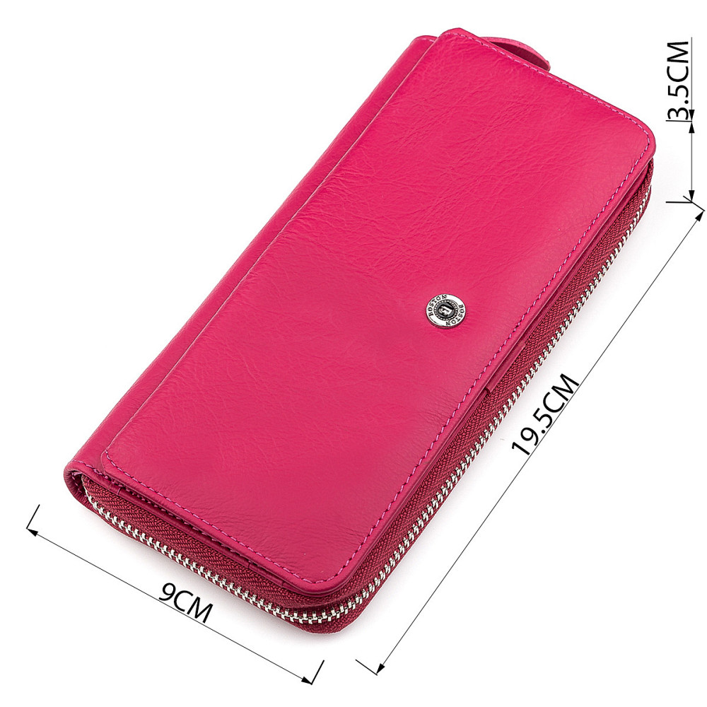 Кошелек женский Boston 18480 (B202) очень нарядный Розовый Киев - изображение 5