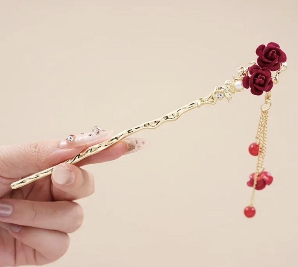 Шпилька-паличка для волосся 