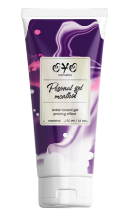 Вагинальный гель на водной основе с пролонгирующим эффектом OYO Personal Gel Menthol, 50 мл Sex Aura Киев