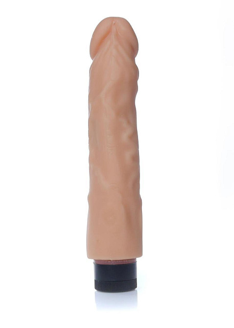 Вібратор - Real Skin Multispeed Flesh, 23 см Sex Aura Київ - фото 4