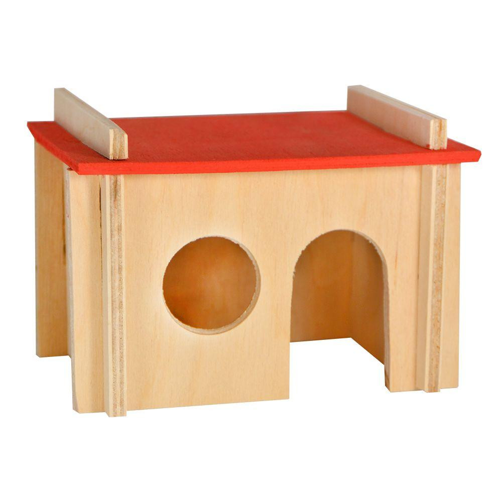 Деревянный дом (Д011-К) для крыс - цвет, Лори Киев - изображение 1