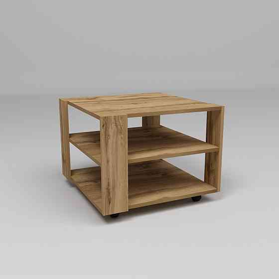 Стол журнальный Квант №4, Дуб Аппалачи, 600/600/450 Львов