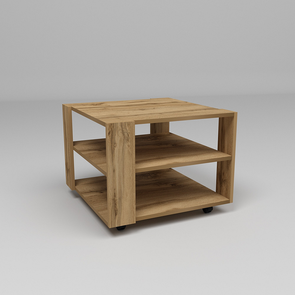 Стол журнальный Квант №4, Дуб Аппалачи, 600/600/450 Львов - изображение 2